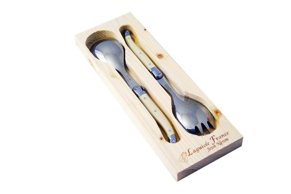 Laguiole Salad Set in Wood Box - Fishes & Loaves