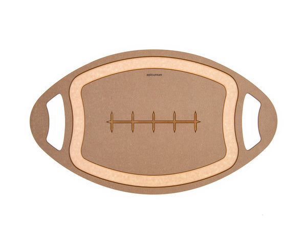 Football Shaped Cutting Board - Fishes & Loaves