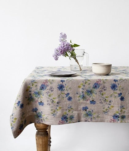 Linen Tablecloth - Fishes & Loaves